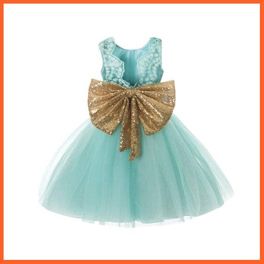 whatagift.com.au 04 Green / 24M Summer Party And Wedding Gown Dresses For Girls