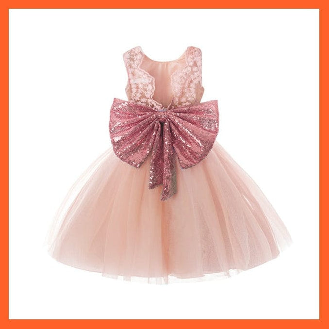 whatagift.com.au 04 Pink / 12M Gown Dresses For Girls For Summer Party And Wedding