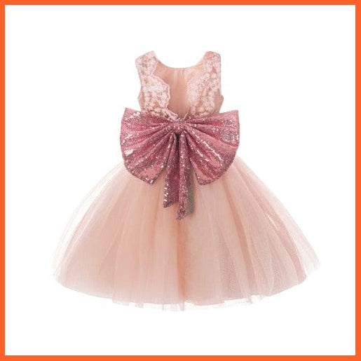 whatagift.com.au 04 Pink / 12M Gown Dresses For Girls For Summer Party And Wedding