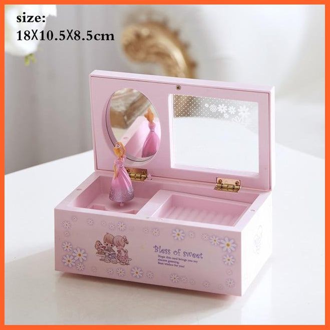 Fine Quality Jewellery Storage Musical Box With Dancing Ballerina | whatagift.com.au.