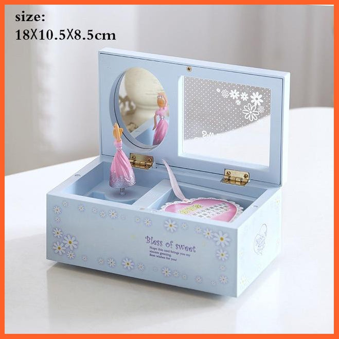 Fine Quality Jewellery Storage Musical Box With Dancing Ballerina | whatagift.com.au.