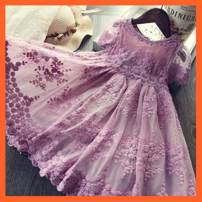 whatagift.com.au 1-1 / 3T Embroidery Beautiful Princess Dress