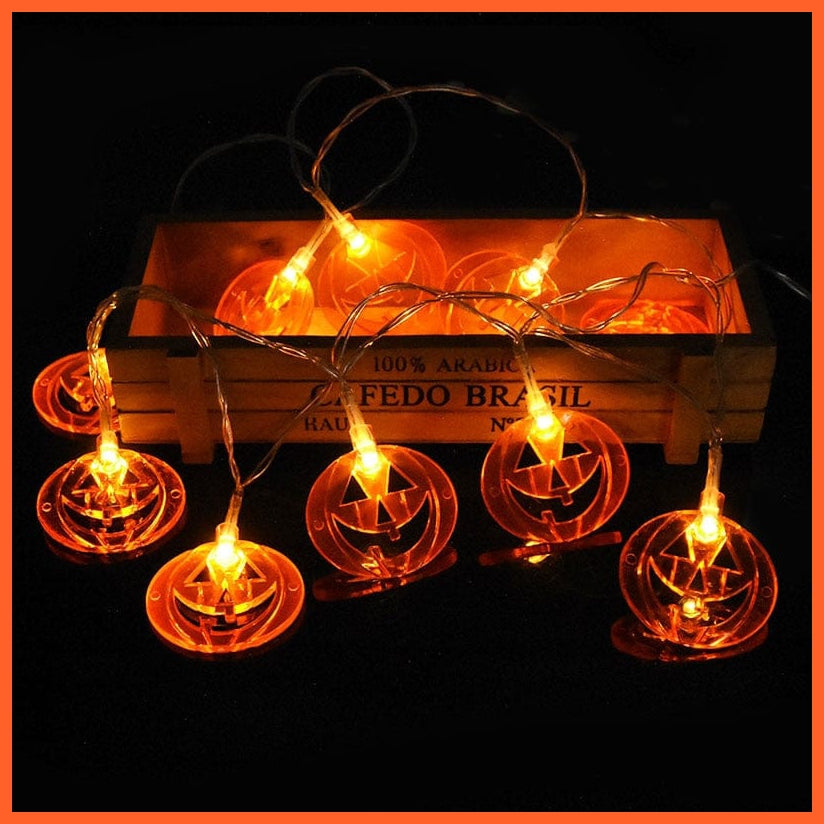 whatagift.com.au 1.5M 10 LED Halloween Led Light String | Pumpkin Lamp Hanging Halloween Party Decoration Lights