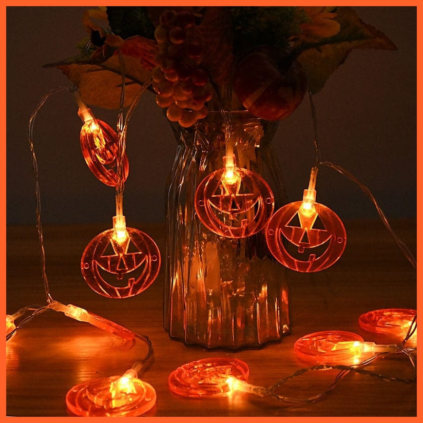 whatagift.com.au 1.5M 10 LED Halloween Led Light String | Pumpkin Lamp Hanging Halloween Party Decoration Lights