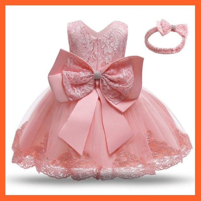 whatagift.com.au 1-Pink3 / 12M Gown Dresses For Girls For Summer Party And Wedding