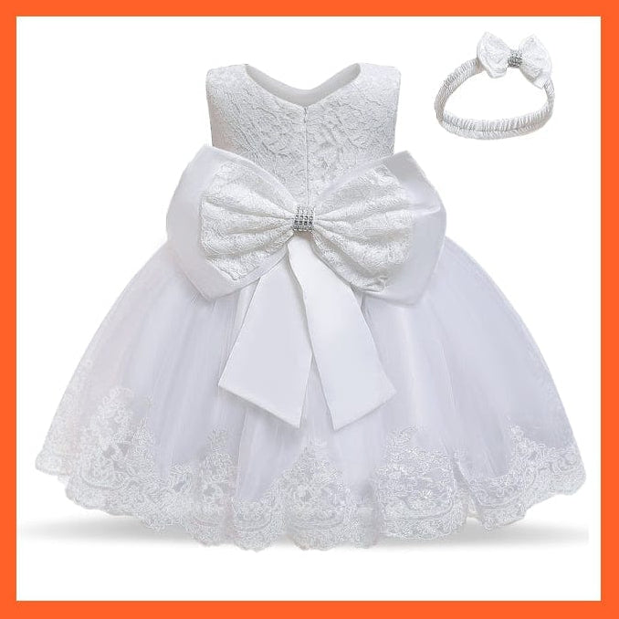 whatagift.com.au 1-White / 12M Gown Dresses For Girls For Summer Party And Wedding