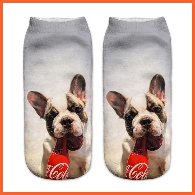 New Arrival Dog Print Ankle Socks | whatagift.com.au.