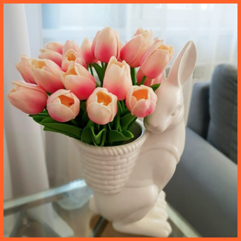 whatagift.com.au 10Pcs Artificial Flowers Garden Tulips