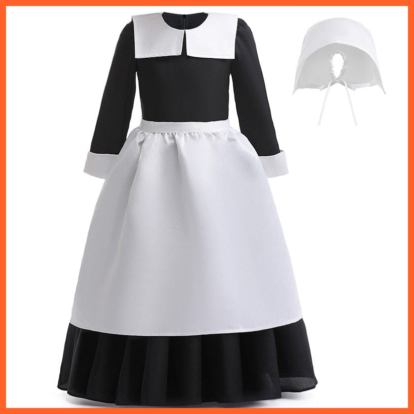 whatagift.com.au 110 5T / D1146 Wednesday Addams Cosplay Costume For Carnival Halloween For Girl