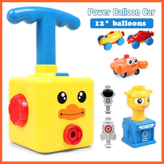 whatagift.com.au 12 balloons2 Power Balloon Launch Tower Toy - Air Power Balloon Car