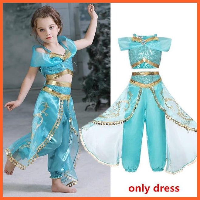 whatagift.com.au 139- / 4T Girls Winter Princess Dress | Princess Costumes For Kids Cosplay