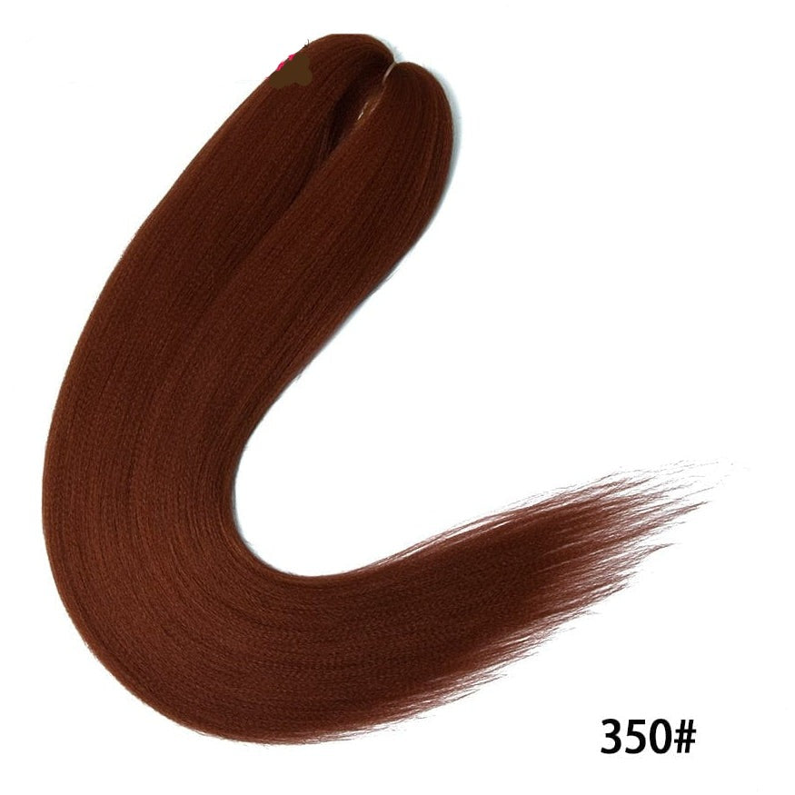 whatagift.com.au #144 / 22inches / 1Pcs/Lot Synthetic 22 Inch 60G Kanekalon Hair Jumbo Braid | Yaki Straight Hair Extension Pink Blonde Twist