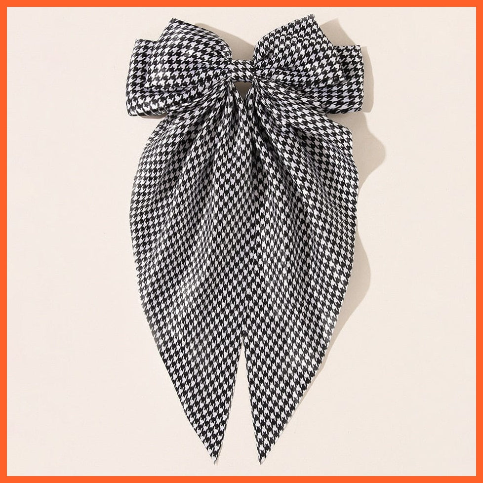 whatagift.com.au 16 Women Large Bow Hairpin | Summer Chiffon Big Bowknot Clip | Hair Accessories