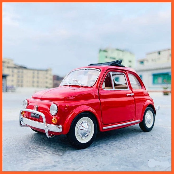 whatagift.com.au 1968 500L 2 1:24 1968 Fiat 500L Simulation Alloy Car Model