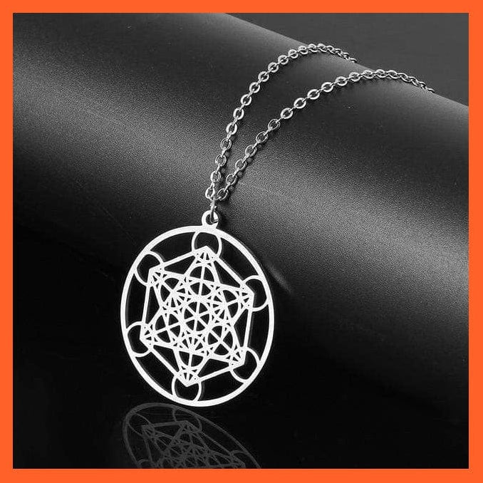 whatagift.com.au 2 Steel Copy of Silver Coated Pendant & Necklace With Gross Written