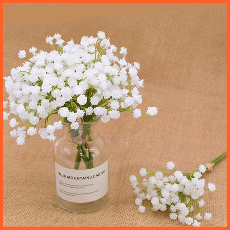 whatagift.com.au 20cm White Gypsophila Artificial Flowers For Decoration