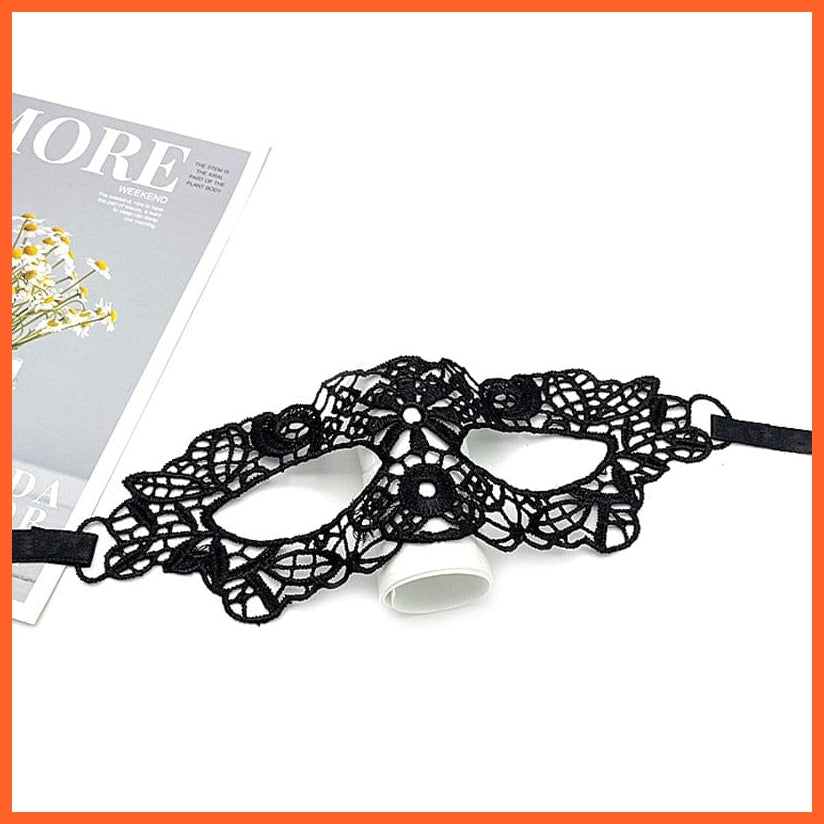 whatagift.com.au 21 Women Hollow Lace Masquerade Face Mask | Cosplay Prom Halloween Party Masks | Eye Mask