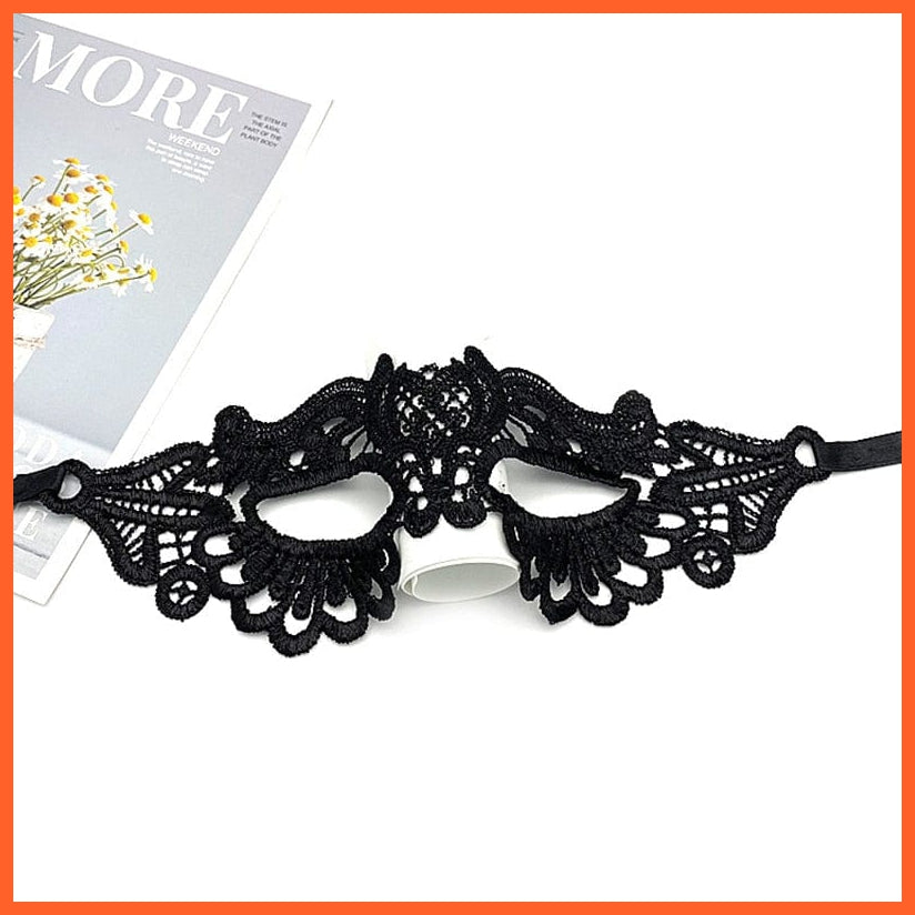 whatagift.com.au 23 Women Hollow Lace Masquerade Face Mask | Cosplay Prom Halloween Party Masks | Eye Mask