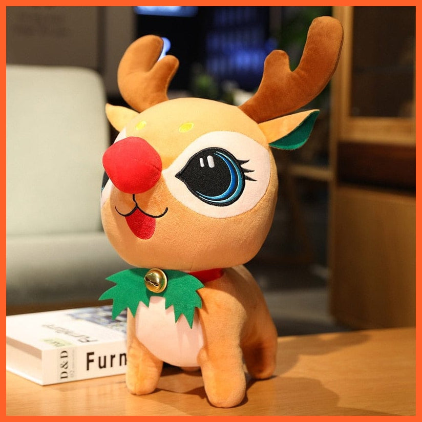 whatagift.com.au 23CM / Elk-C 23CM Lovely Santa Claus | Elk Snowman  Stuffed Plush Toys| Best for Home Decor