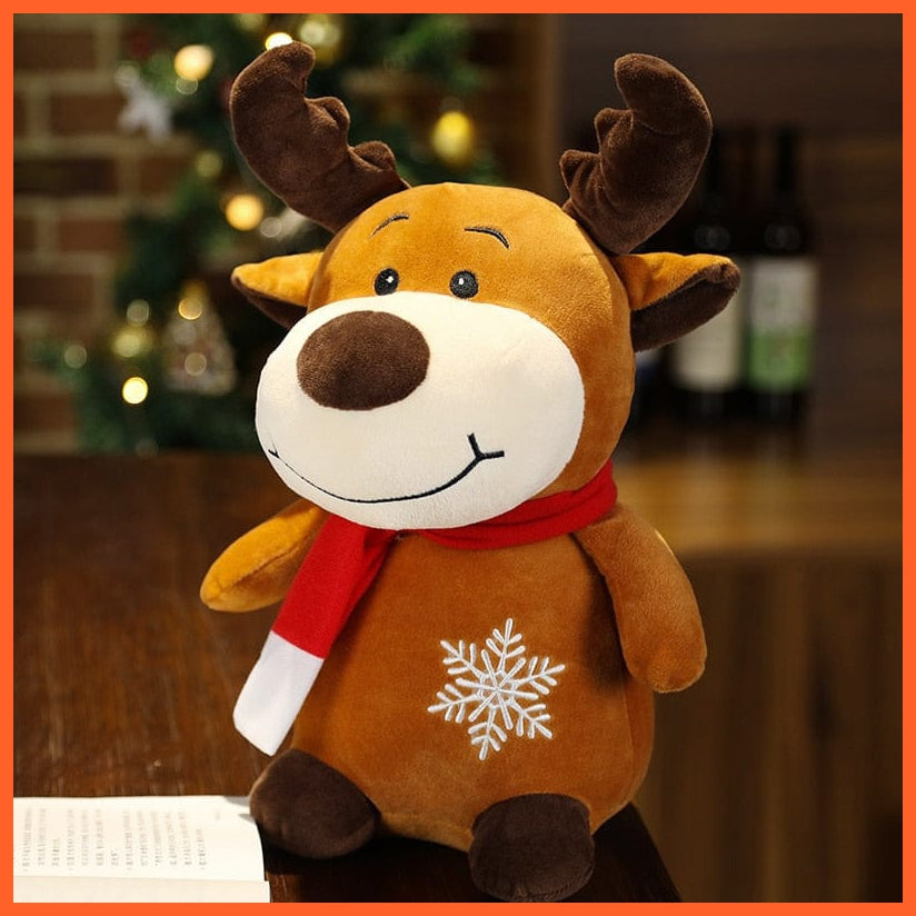 whatagift.com.au 23CM Lovely Santa Claus | Elk Snowman  Stuffed Plush Toys| Best for Home Decor