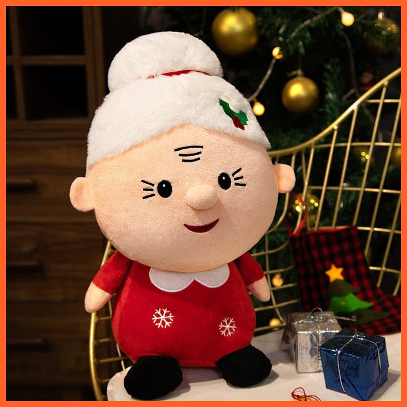whatagift.com.au 23CM / older 23CM Lovely Santa Claus | Elk Snowman  Stuffed Plush Toys| Best for Home Decor