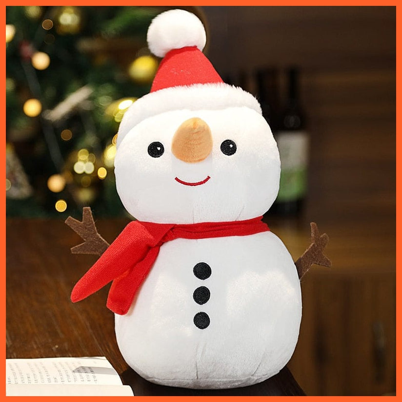 whatagift.com.au 23CM / Snowman 23CM Lovely Santa Claus | Elk Snowman  Stuffed Plush Toys| Best for Home Decor