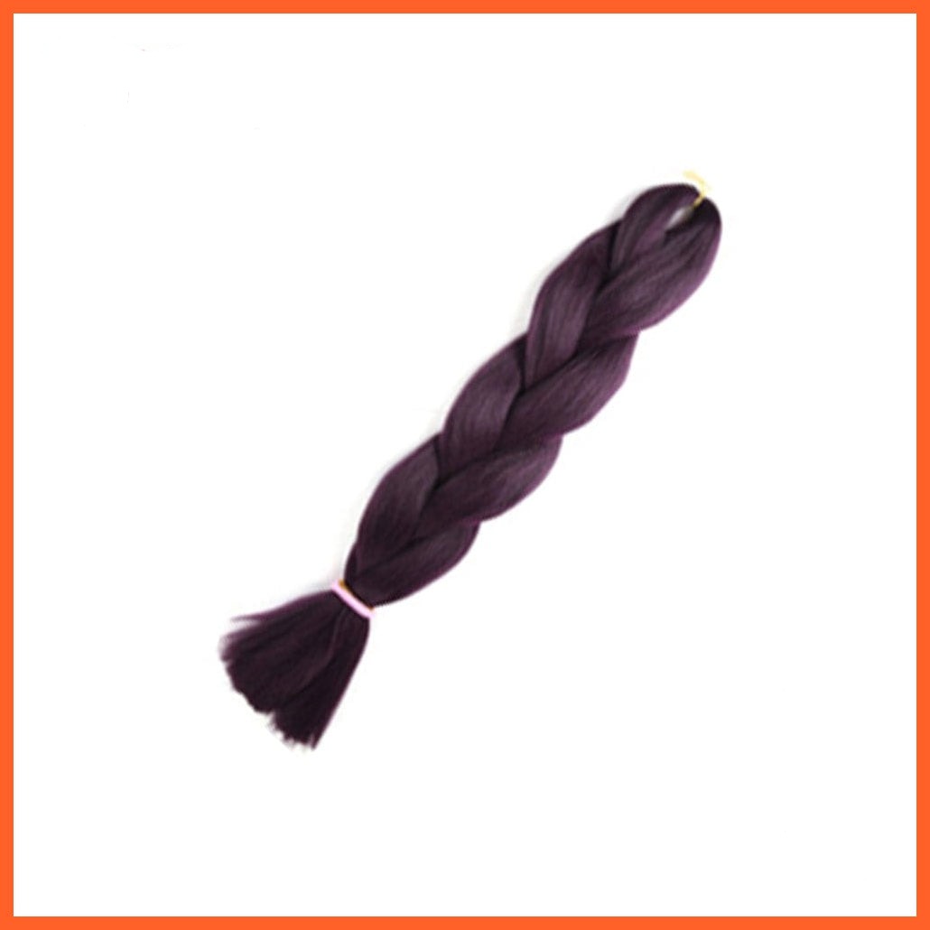 whatagift.com.au 24inches-850K / 24inches 24 Inches Jumbo Braid Synthetic Ombre Hair Extension For Women