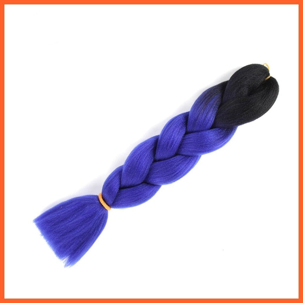 whatagift.com.au 24inches-M15 / 24inches 24 Inches Jumbo Braid Synthetic Ombre Hair Extension For Women