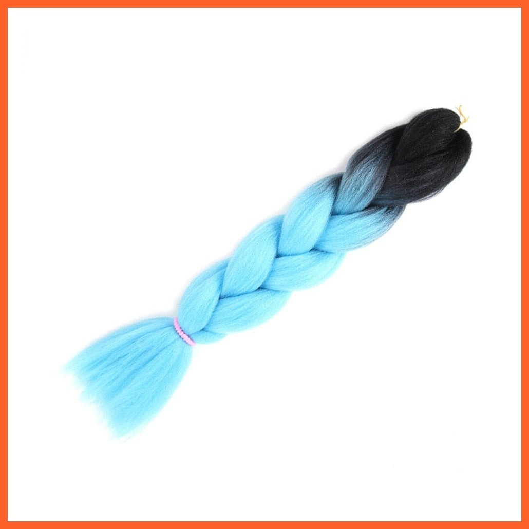 whatagift.com.au 24inches-M17 / 24inches 24 Inches Jumbo Braid Synthetic Ombre Hair Extension For Women