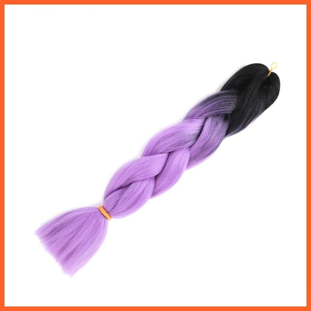 whatagift.com.au 24inches-M18 / 24inches 24 Inches Jumbo Braid Synthetic Ombre Hair Extension For Women