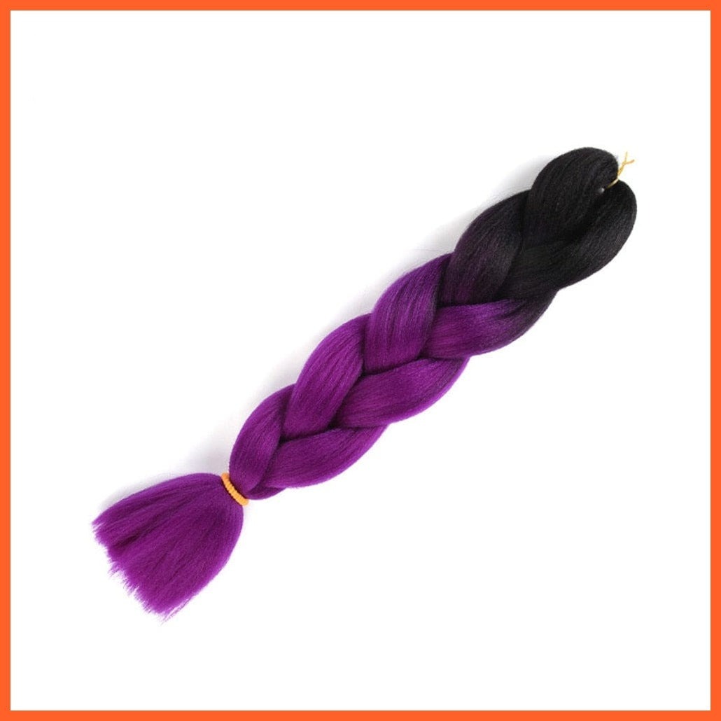 whatagift.com.au 24inches-M19 / 24inches 24 Inches Jumbo Braid Synthetic Ombre Hair Extension For Women