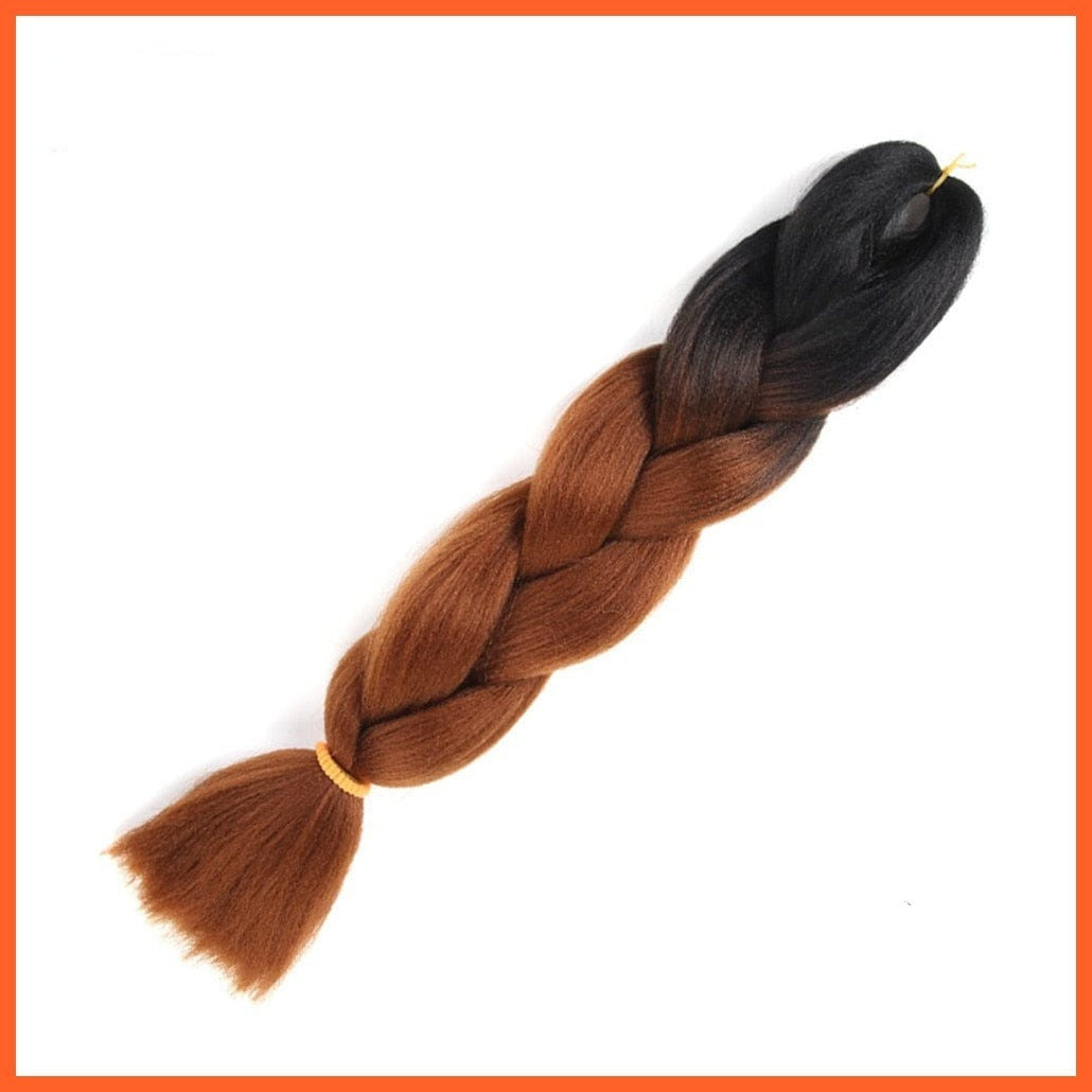 whatagift.com.au 24inches-M22 / 24inches 24 Inches Jumbo Braid Synthetic Ombre Hair Extension For Women