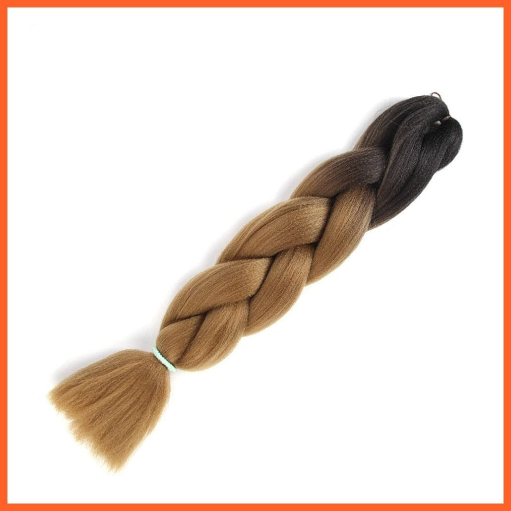 whatagift.com.au 24inches-M23 / 24inches 24 Inches Jumbo Braid Synthetic Ombre Hair Extension For Women