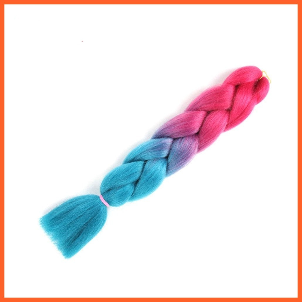 whatagift.com.au 24inches-M36 / 24inches 24 Inches Jumbo Braid Synthetic Ombre Hair Extension For Women