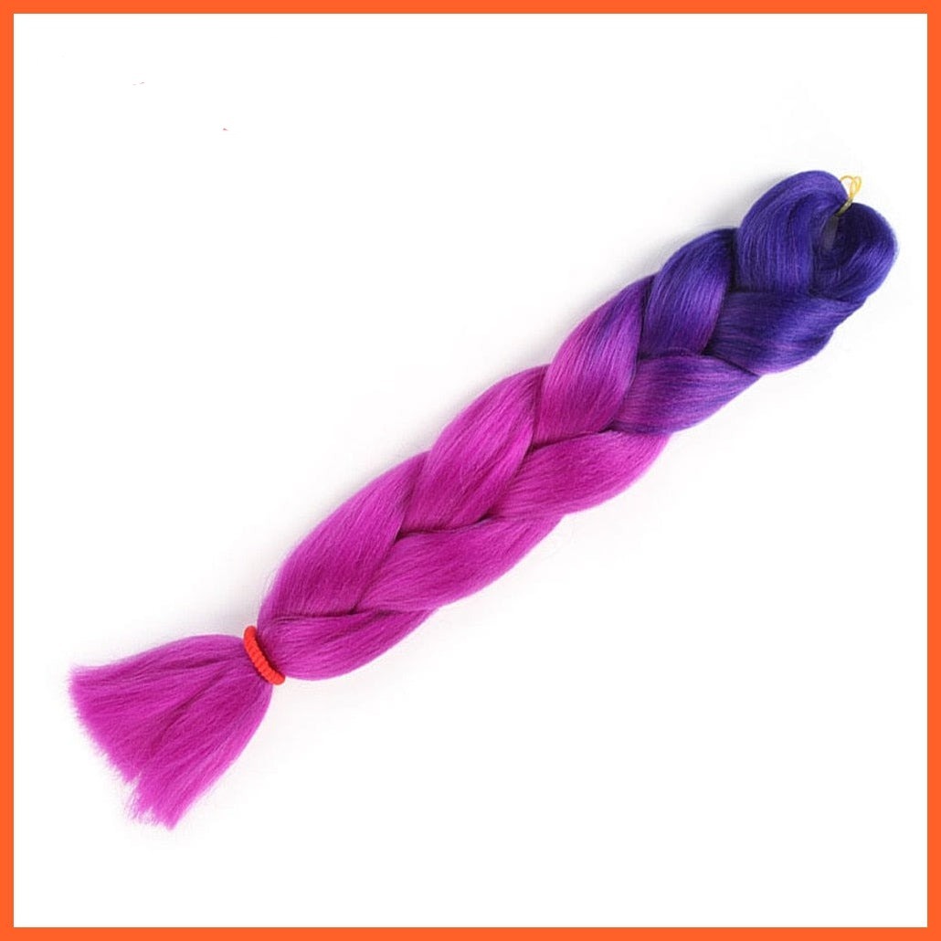 whatagift.com.au 24inches-M40 / 24inches 24 Inches Jumbo Braid Synthetic Ombre Hair Extension For Women