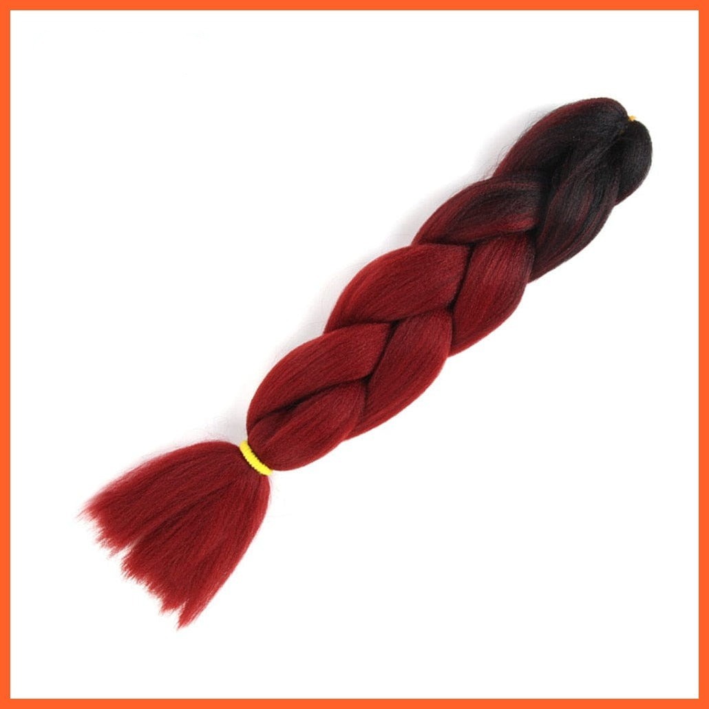 whatagift.com.au 24inches-M5 / 24inches 24 Inches Jumbo Braid Synthetic Ombre Hair Extension For Women