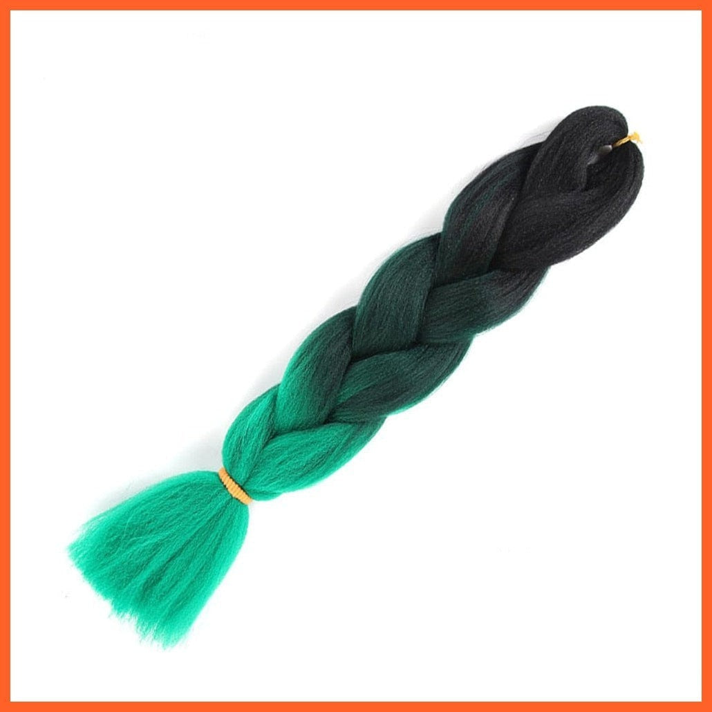 24 Inches Jumbo Braid Synthetic Ombre Hair Extension For Women | whatagift.com.au.