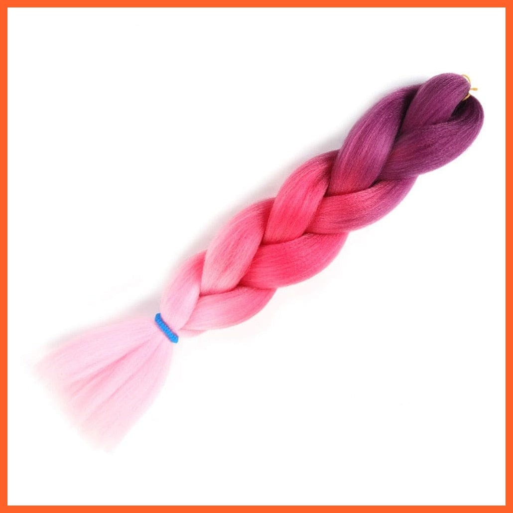 whatagift.com.au 24inches-M59 / 24inches 24 Inches Jumbo Braid Synthetic Ombre Hair Extension For Women