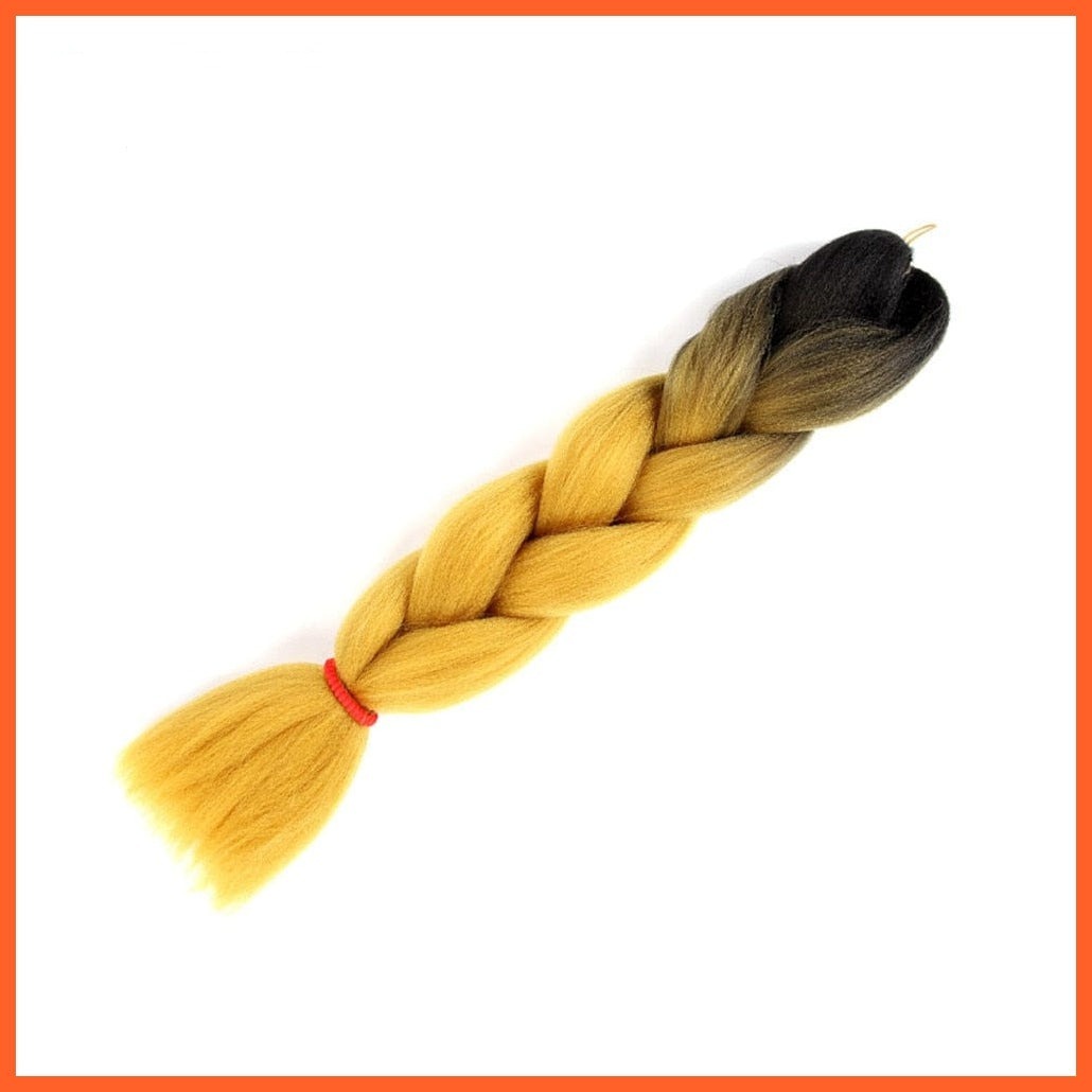 whatagift.com.au 24inches-M7 / 24inches 24 Inches Jumbo Braid Synthetic Ombre Hair Extension For Women