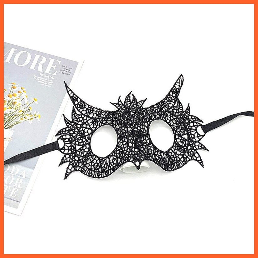 whatagift.com.au 25 Women Hollow Lace Masquerade Face Mask | Cosplay Prom Halloween Party Masks | Eye Mask