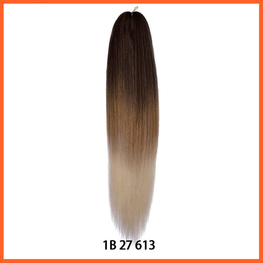 whatagift.com.au #27 / 22inches / 1Pcs/Lot Synthetic 22 Inch 60G Kanekalon Hair Jumbo Braid | Yaki Straight Hair Extension Pink Blonde Twist