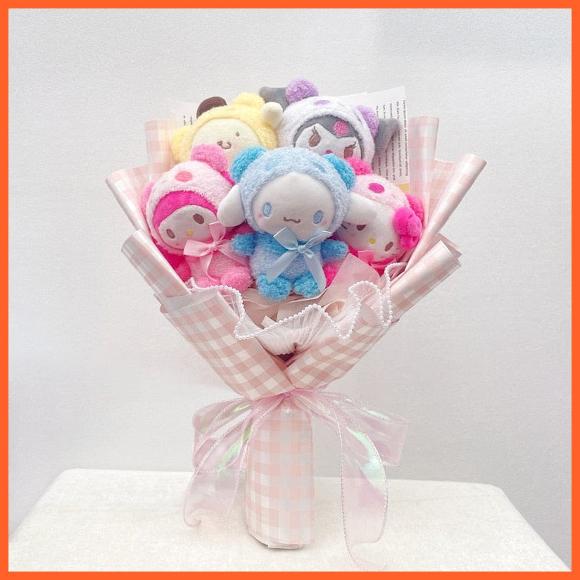 whatagift.com.au 31 1 Christmas Gifts Cartoon Sanrio Plush Bouquet |  Plush Doll Toy  Valentine Graduation Gifts