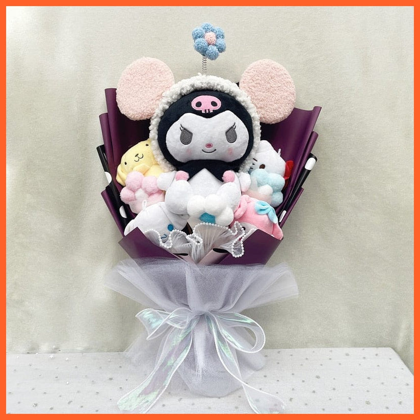 whatagift.com.au 32 Christmas Gifts Cartoon Sanrio Plush Bouquet |  Plush Doll Toy  Valentine Graduation Gifts