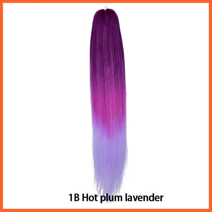 whatagift.com.au #33 / 22inches / 1Pcs/Lot Synthetic 22 Inch 60G Kanekalon Hair Jumbo Braid | Yaki Straight Hair Extension Pink Blonde Twist