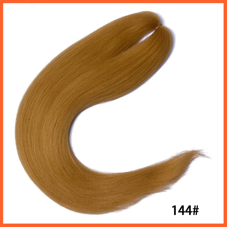 whatagift.com.au #35 / 22inches / 1Pcs/Lot Synthetic 22 Inch 60G Kanekalon Hair Jumbo Braid | Yaki Straight Hair Extension Pink Blonde Twist