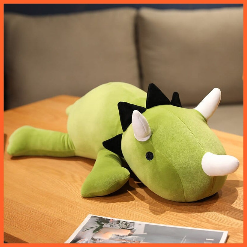 whatagift.uk 35cm / Green Dinosaur Plush Pink dinosaur Plush Soft Pillow | Hug And Sleep Toy | Children Toy