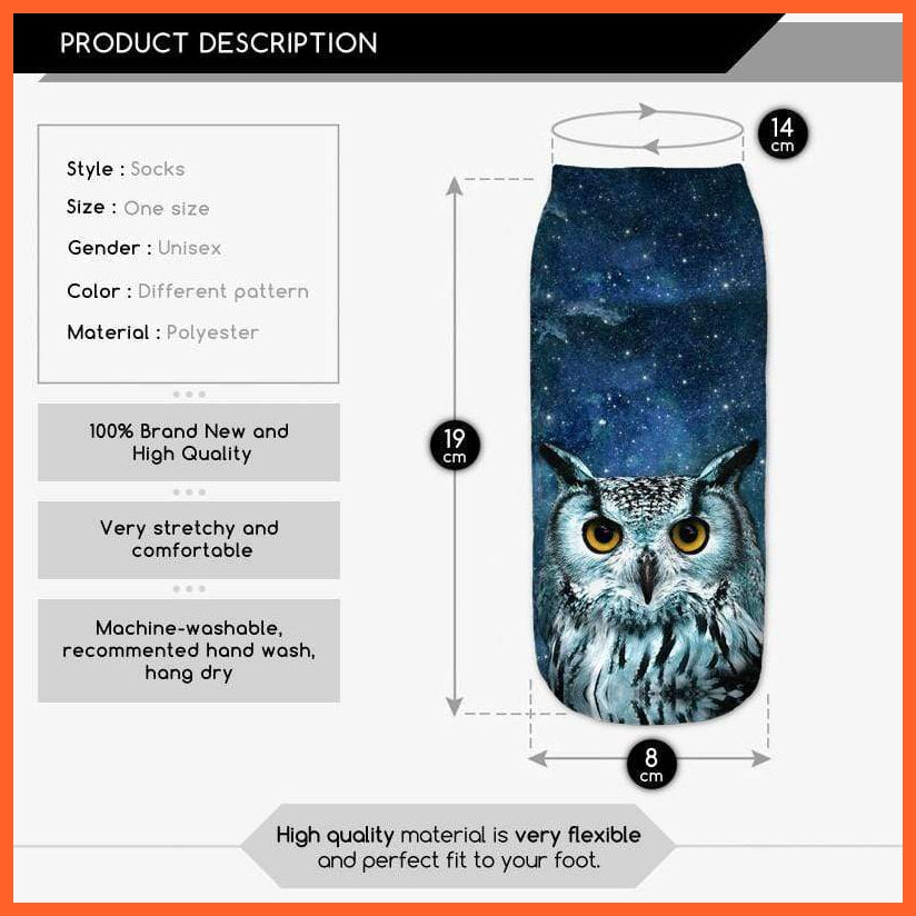 3D Dog Printed Socks | whatagift.com.au.