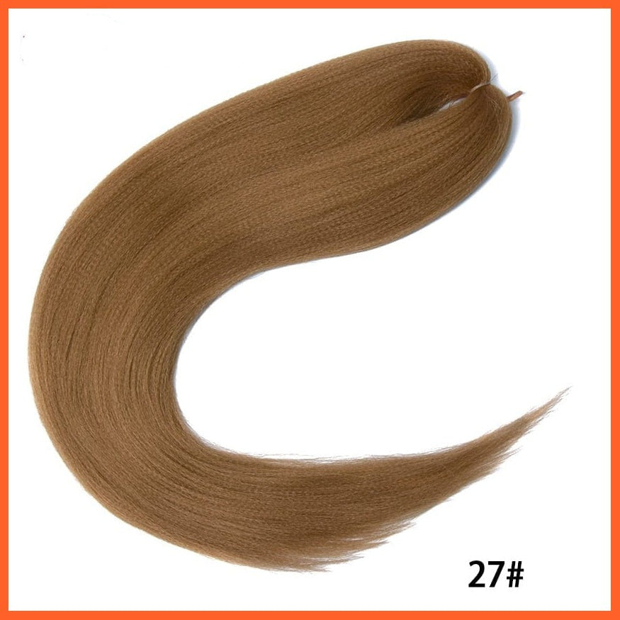whatagift.com.au 4/27HL / 22inches / 1Pcs/Lot Synthetic 22 Inch 60G Kanekalon Hair Jumbo Braid | Yaki Straight Hair Extension Pink Blonde Twist