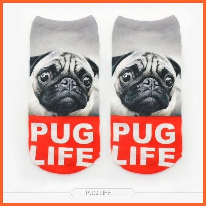 3D Dog Printed Socks | whatagift.com.au.