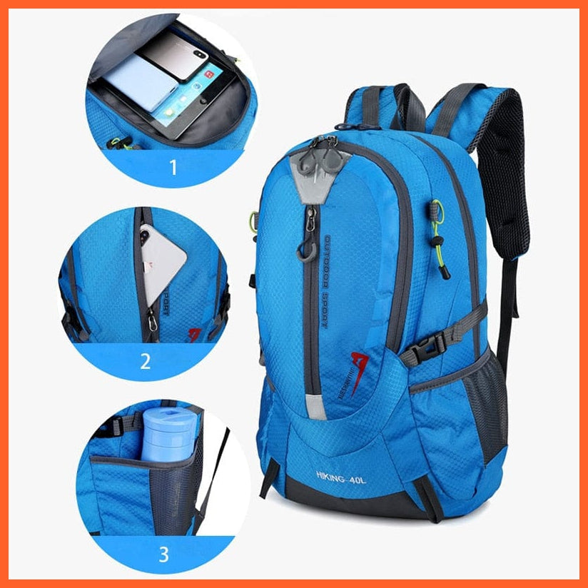 whatagift.com.au 40L Waterproof  TravelBackpack Men